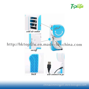 New Portable Handy USB Air Conditioner Cooling Fan, Mini Cooler Summer Air Conditioner, Novelty Gift